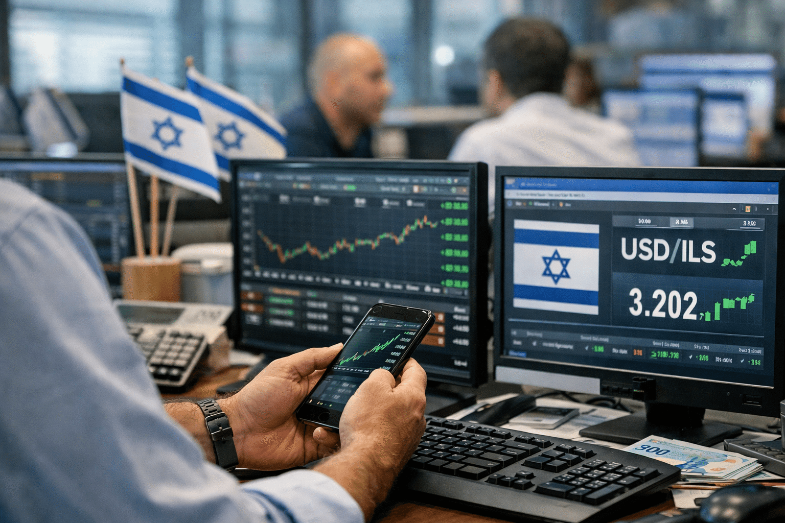 הבורסה בתל אביב מתמחרת פחות פחד: זה הסיפור מאחורי השיאים, השקל והזינוק בפיננסים