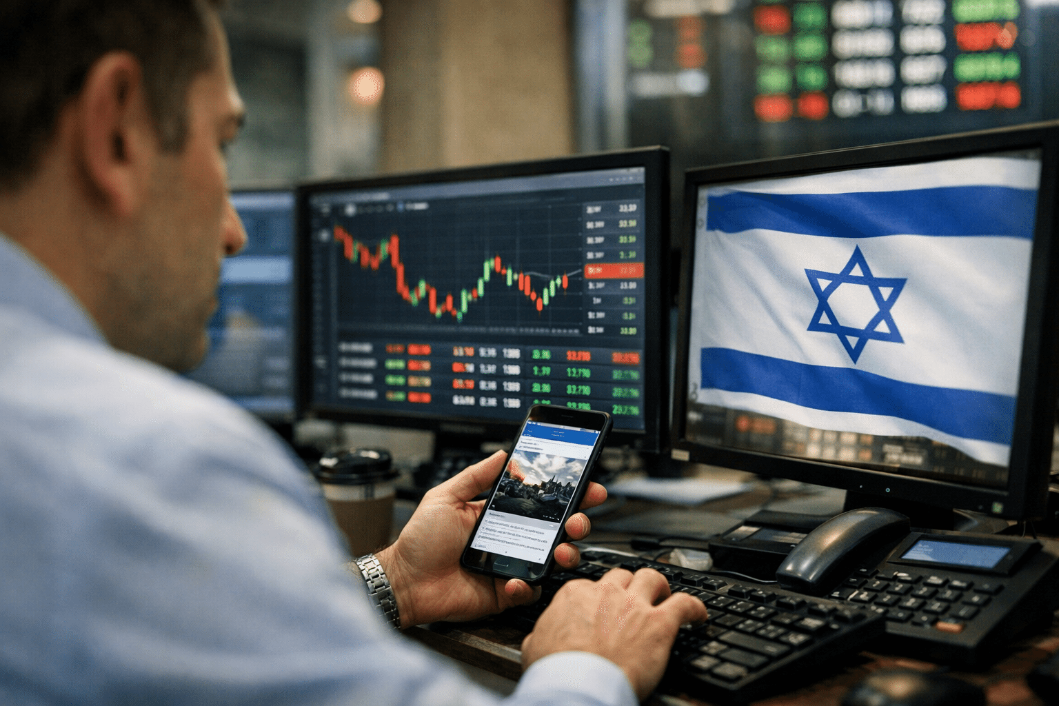 הבורסה שומעת את הכותרות, אבל מתמחרת משהו אחר