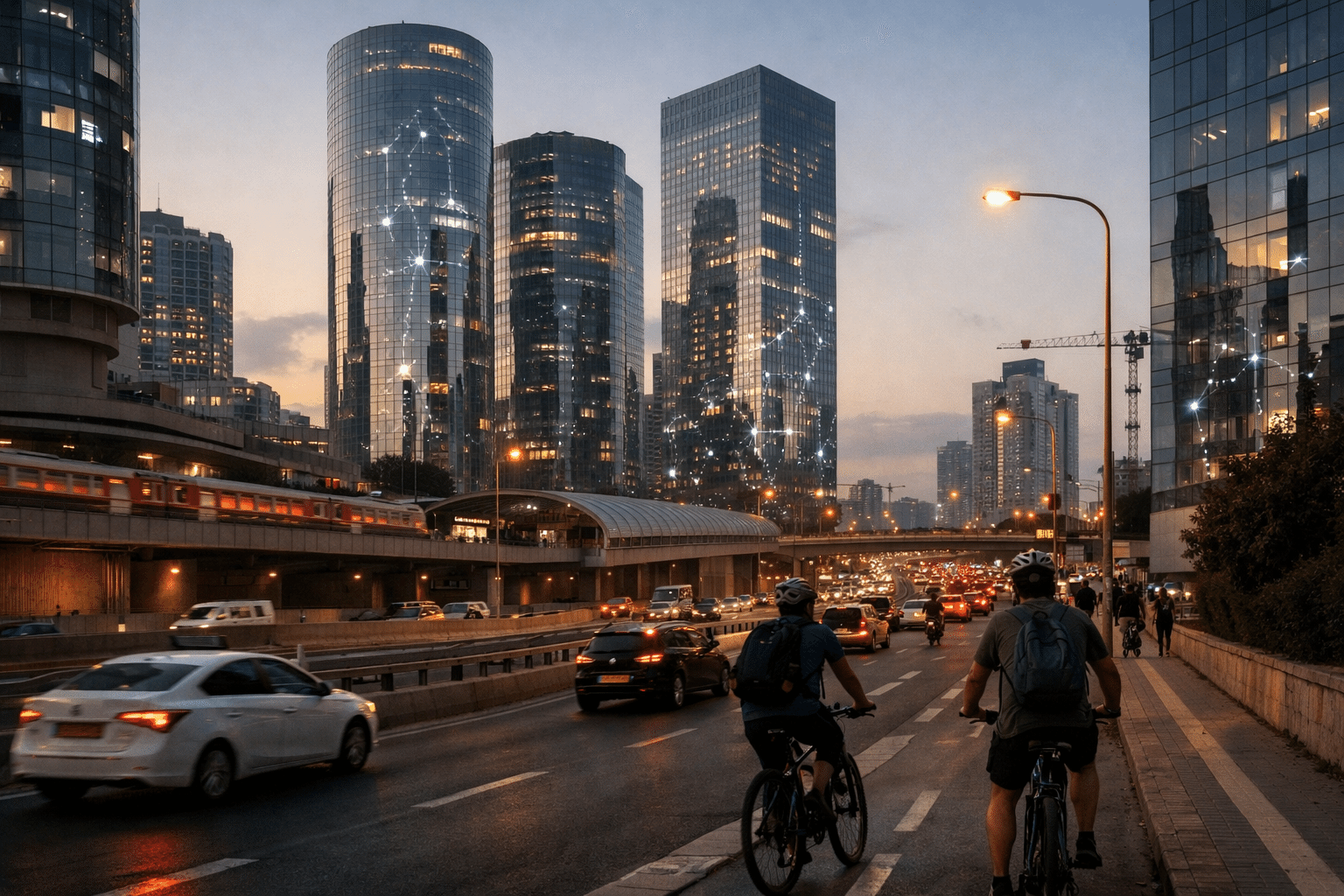 מהמאבק על חניה ועד תחנת מטרו: השיעור של הערים לעולם הבלוקצ'יין
